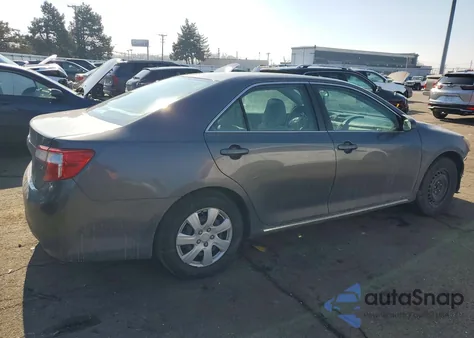 2013 Toyota Camry L z USA, uszkodzony, nr VIN 4T4BF1FK4DR314014